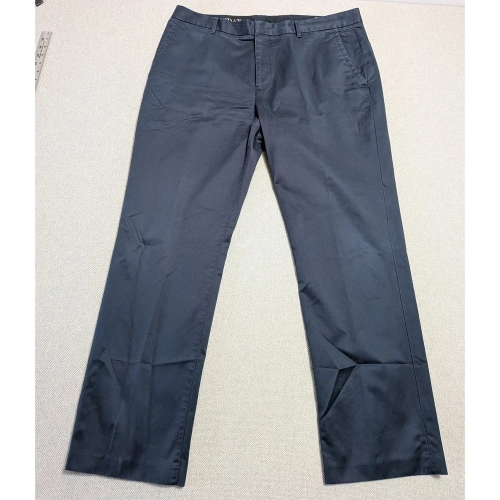 Bonobos Monday Men's Navy Blue 38x30 Straight Fit Cotton Chinos Office Preppy